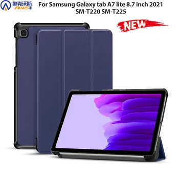 Case For Samsung Galaxy tab A7 Lite 8.7 tolline 2021 Slim Kate Samsung tahvelarvuti A7 Lite SM T220 T225 Magnet Kokkuklapitavad Funda Capa