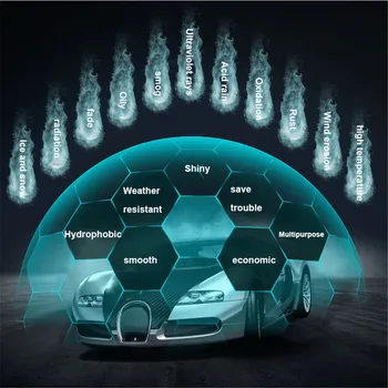500Ml Auto Tõrjuv Keraamilise Kattega Nano-Klaasist, Pinnatud Crystal Liquid Hüdrofoobne Kate Veekindel Agent Värvi Läige Carehigh
