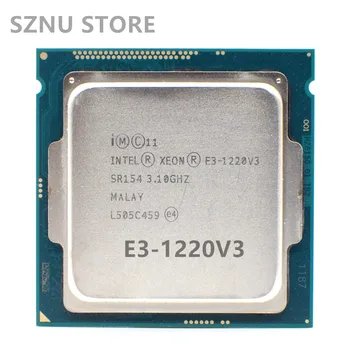 Intel Xeon E3-1220 v3 E3 1220v3 E3 1220 v3, 3.1 GHz Quad-Core Quad-Lõng CPU Protsessor 80W LGA-1150