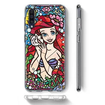 Silikoon Kate Disney Princess Ariel Samsung Galaxy A90 A80 A70 A70S A60 A50 A40 A30S A20S A20E A10 A10E Telefoni Puhul