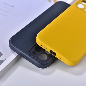 Uus Nahk Ametlik Stiil PU Leather Case For iPhone 12/12 Pro/Mini 12/12 Pro Max Retro Põrutuskindel Full Kaitsvad Kestad Tagasi