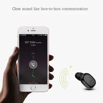 Mini traadita Bluetooth-4.1 stereo-peakomplekti Q1 peakomplekt Samsung iPhone müra vähendamise heli kvaliteet on väga mugavad