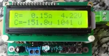 Kondensaator ÖKOLOOGILISES Takisti Induktiivsus LC Meter Mõõtmise 0.01 Ω-20Ω on 0,1 uf-2000uF