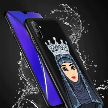 Telefoni puhul Realme C3 6 7 5 8 Pro XT X50 jaoks Oppo A9 2020 A52 A53 Leida X2 Lite tagakaas Naine Võra Hijab Nägu Moslemi Gril