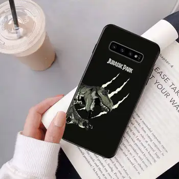YNDFCNB Jurassic Park Dinosaur Jurassic World Phone Case for Samsung Galaxy S6 S6edge Pluss S7 S7edge S8 S9 S10 Pluss S20