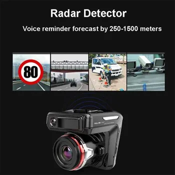 X7 2 in 1 Car DVR Kriips Cam radariavastaja 2.31 tolline IPS Ekraan HD Armatuurlaua Kaamera Sõiduk Anti-Radar-Detektor, Voolu Kiirus