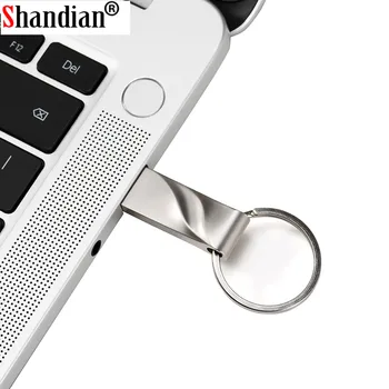 JASTER USB mälupulgad 16gb mini-usb flash metalen pen sleutel schijf logo pendrive kinni flash geheugenkaart 128GB 64GB 4GB