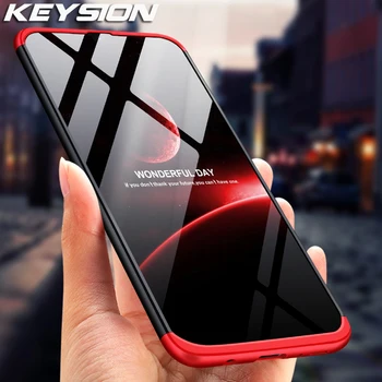 KEYSION 3in1 Telefon Case for Samsung Galaxy A50 A70 A30 A20 A10 A40 Matt tagasi Telefoni Kate Samsung A7 2018 M20 M30 M40 M10