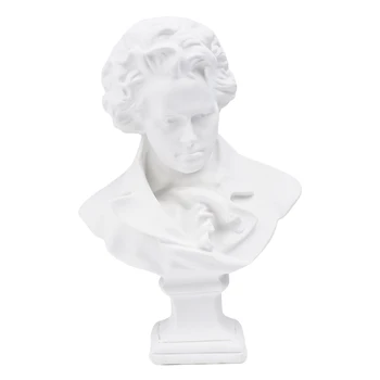 15cm Kõrgus Realistlik Beethoveni Vaik Rinna Kuju Figuriin