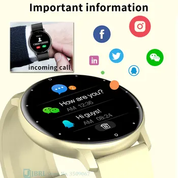 Ring Smart Watch Naised Mehed Smartwatch Fitness Käevõru Vaadata Android, iOS Nutikas Elektroonika Kell Veekindel Smart-Vaata