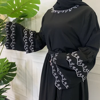 2021 Uus Mood Prindi Pikk Varrukas Kleit Dubai Kleit Islami Tikandid Lähis-Ida Elegantne Mood Naiste Seelik Daamid