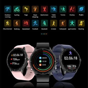 Q21 Bluetooth Smart Watch Mehed vererõhk Ring Smartwatch Naiste Käevõru Veekindel Sport Tracker Android ja IOS