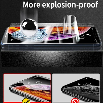 HD Hüdrogeeli Film iphone 7 8 6 6s Pluss X-XR, XS Max iphone 11 pro Max Ekraani Kaitsekile iphone 6 7 8 SE Kaitsev