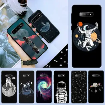 Ruumi Kuu Astronaut Telefoni Puhul Samsungi S6 S7 serv S8 S9 S10 e pluss A10 A50 A70 note8 J7 2017