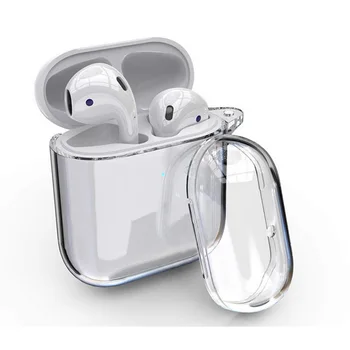 Crystal Armas Kõrvaklappide Puhul Apple AirPods Juhul, Silikoon On Läbipaistev, Kaitsev Kate Airpods Tarvikud Laadimise Kasti