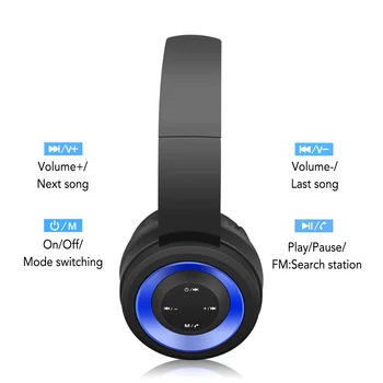 Gaming Headset Bluetooth-Peakomplekt HIFI Müra Vähendamise Heli USB Audio Transmitter 3,5 mm HiFi Sügav Bass Music Headset