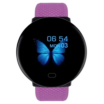 D19 Käepaela Smart Watch 1.3-tolline Värviline Ekraan Single-touch-ekraani Operatsiooni Smart kellad, meeste ja naiste mood #01