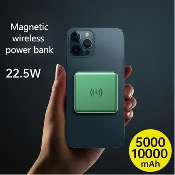 15W Ehitatud Magnet-10000mah Aku Traadita Power Bank For Magsafe iphone 12 Pro Max 12 Mini Kaasaskantav Laadija Mobile Power bank
