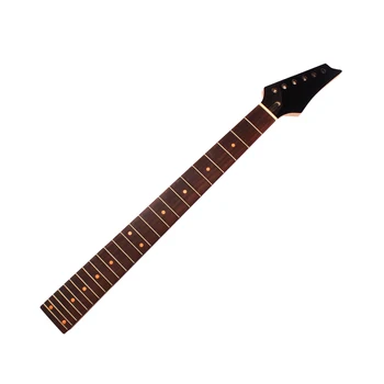 Vaher Rosewood Kitarri Kaela, 24 Vihastama Kitarri Kaela jaoks Electric Guitar Osad, Sile Pind ja Peen Käsitöö Musta Peaga