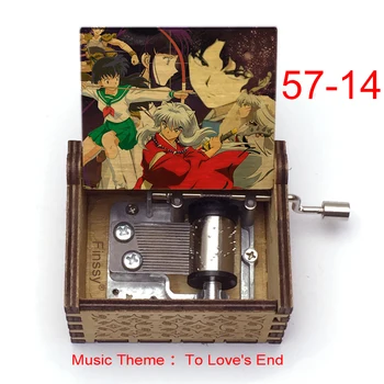 Käsitsi Puidust Anime Inuyasha Muusika Box Muusika Teema, Et Armastus on Otsas Kagome Kikyo Muusika Box Anime Fännid Lapsed, Õpilased Sünnipäeva Kingitus
