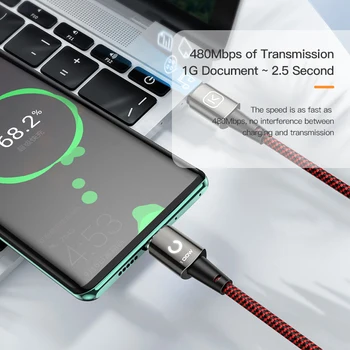 KUULAA 100W Magnet USB Type C PD Kiire Laadija Kaabel Xiaomi Mi 10t Pro 5A Kiire Tasu Liik-C Data Juhe