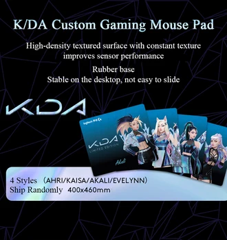 Logitech Gaming Mouse Pad KDA MOLEKULMASSIGA Ühine League of Legends LOL E-Sports Naiste Võistkond Kogumise Piiratud Sülearvuti Tabel Matt