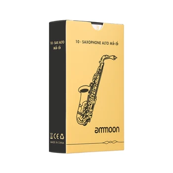 Ammoon 10pcs/Box altsaksofon Sax Traditsiooniline Pilliroog Tugevus 1.5 / 2.5 / 3.0 Saksofon Sax Accessaries