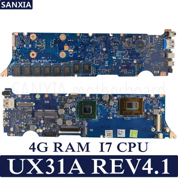 KEFU UX31A2 Sülearvuti emaplaadi ASUS UX31A originaal emaplaadi 4G-RAM-I7-3537U REV4.1