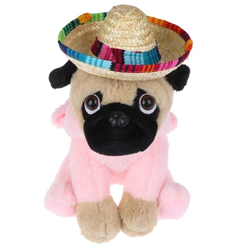 Mood lemmiklooma koera straw hat päike müts beach party Havai stiilis koer müts