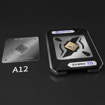 Mijing Z21 Universal CPU Reballing Šabloon Platvorm iPhone A8/A9/A10/A11/A12/A13/A14 IC Chip Istutamine Tina Mall Võistluskalendri
