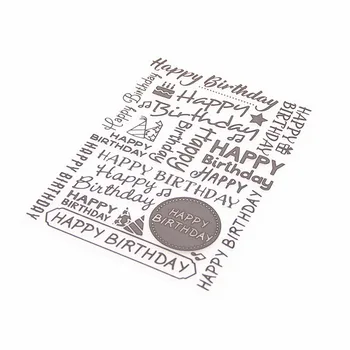 12.8x17.6cm teksti Reljeef kaustade Plastik juhtuma Scrapbooking DIY Mall Fondant taandus Kook fotoalbumi Kaardi Teha