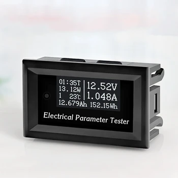 ALALISVOOLU Voltmeeter Ammeter Paneel,OLED-Ekraan Digitaalne Multimeeter DC 0-33V 3A Jälgida Meetri Näidik 12V 24V Aku Tester
