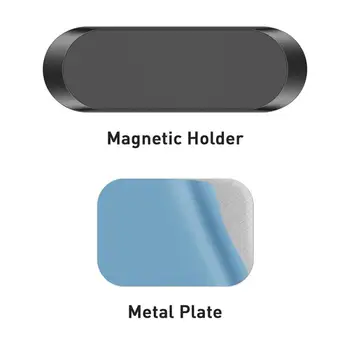 Magnet Auto Telefoni Omanik Xiaomi 360 Kraadi Riba Kuju Seista Metallist Magnetiga GPS Car Mount Seista Seina Office Magamistuba Sulg