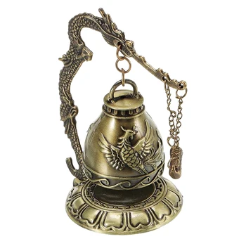 Desktop Buddha Dragon Fengshui Bell Õnne Õnnistagu Tiibeti eest Laua Decor