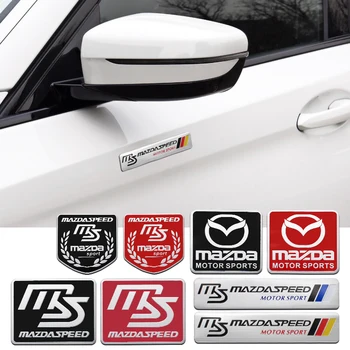 3D Auto Stiil Embleem Logo Alumiinium Kleebis Decal Teenetemärgi Mazda 2 3 5 6 8 CX-5 CX-7 JA CX-9 MX-5 ATENZA Axela Gg Tarvikud