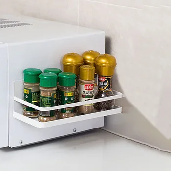 Köök Riiul Külmkapis Pool Magnet Imendumist Ladustamise Rack jaoks Vürtsi Maitse Vürtsi Vahendid köögiriistad Vidinaid #SW