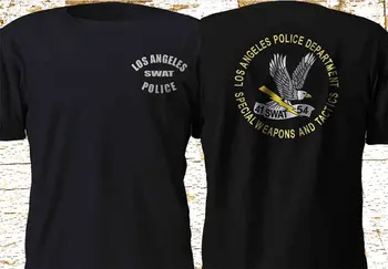 Armee Swat Tv Seeria Los Angeles Police Department Lapd Must Meeste 2019 Uued Lühikesed Varrukad Puuvillane Vabaaja Slim Fit Custom T-Särk