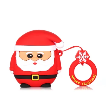 Apple Airpods Juhul Cute Cartoon Santa Claus Jõulud Puu, Lumememm Juhul Juhtmeta Bluetooth-Kõrvaklapp Xmas Teenetemärgi
