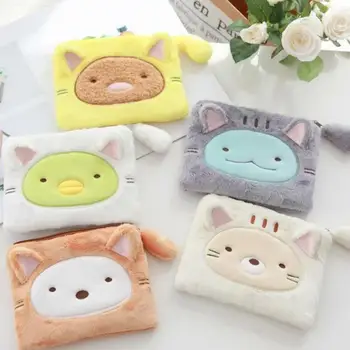 1tk cute Cartoon Jaapani Sumikko San-x Nurgas Bio Kosmeetika Kott palus rahakotid mänguasjad Loomade Karu Kass telefonid mündi kotis kott kingitusi