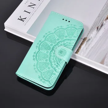 Pits Mandala Lilled Flip Case For XiaoMi RedMi Märkus 7 8 9 10 Pro 10S 10Pro 9Pro 9A 9C 9S 9T 8Pro 8A 8T 7A K20 K30 K40 MINNA Kate