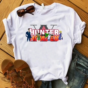 Naiste Graafiline T-Särk Hunter X Hunter Anime Cosplay O-Kaeluse, Lühikeste Varrukate Tshirt 90s moerõivad, Naiste Tee Tops Naljakas T-Särgid