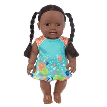 Must Beebi Nukud Aafrika Uuestisündinud kogu Keha Silikoon Vinüül Mänguasjad 30cm Vastsündinud Beebi Mänguasi Uuestisündinud Väikelapse Tüdruk Lapsed Suvel #YL5