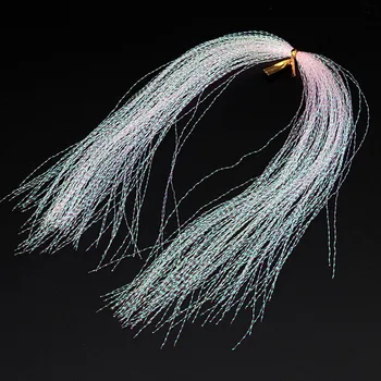 100tk/kott Crystal Flash Lennata sidumismaterjali Holograafiline Värvikas Silk Sööt Line vastupidav, praktiline ja mugav kalapüügi Accessorie
