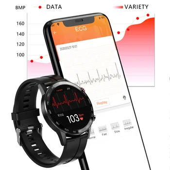 360*360 HD IPS ekraani Smartwatch EKG IP68 veekindel Fitness Tracker ekspert sport Smart olge mehed naised ujuda kellad