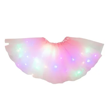 LED süttib Tutu Seelik Naiste 3 Kihi Tants Seelik, Neoon Helendav Värviline Pool Tantsu Festival Cosplay Kostüüm Etapp Kanda
