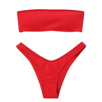 Naiste Bikini Kõrge Waisted Kõtu Kontrolli Kahes Tükis Ujumistrikoo Supelrõivad 2021 Tüdruk Rannas Supelda Suit Naine Fahsion Ujumisriided, Hispaania