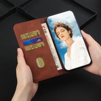S Line Naha puhul Xiaomi POCO X3 NFC Magnet Klapp Rahakott Kaardi pesa Omanik Täielikult Katta Xiaomi POCO M3 X3 PRO Fundas