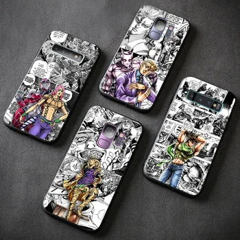 JoJo ' s Bizarre Adventure anime Tähemärki kollaaž telefon case For Samsung galaxy s8 s9 s10e s10 lisa 8 9 10 Pluss shell kate