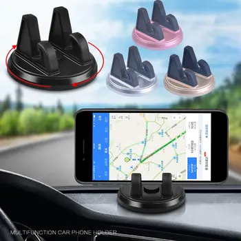 Auto Hoidikut 360 Kraadi Pehmest Silikoonist Anti Slip Matt Mobiiltelefoni Mount Seisab Toetus Auto GPS-Armatuurlaua Konsool