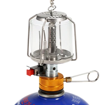 Mini Gaasi Lamp Väljas Telkimine Laterna Telk Lamp Tõrvik Rippuvad Klaasist Lamp Mini Kämping Kaasaskantavaid Gaasi Valguse Matkatarvete